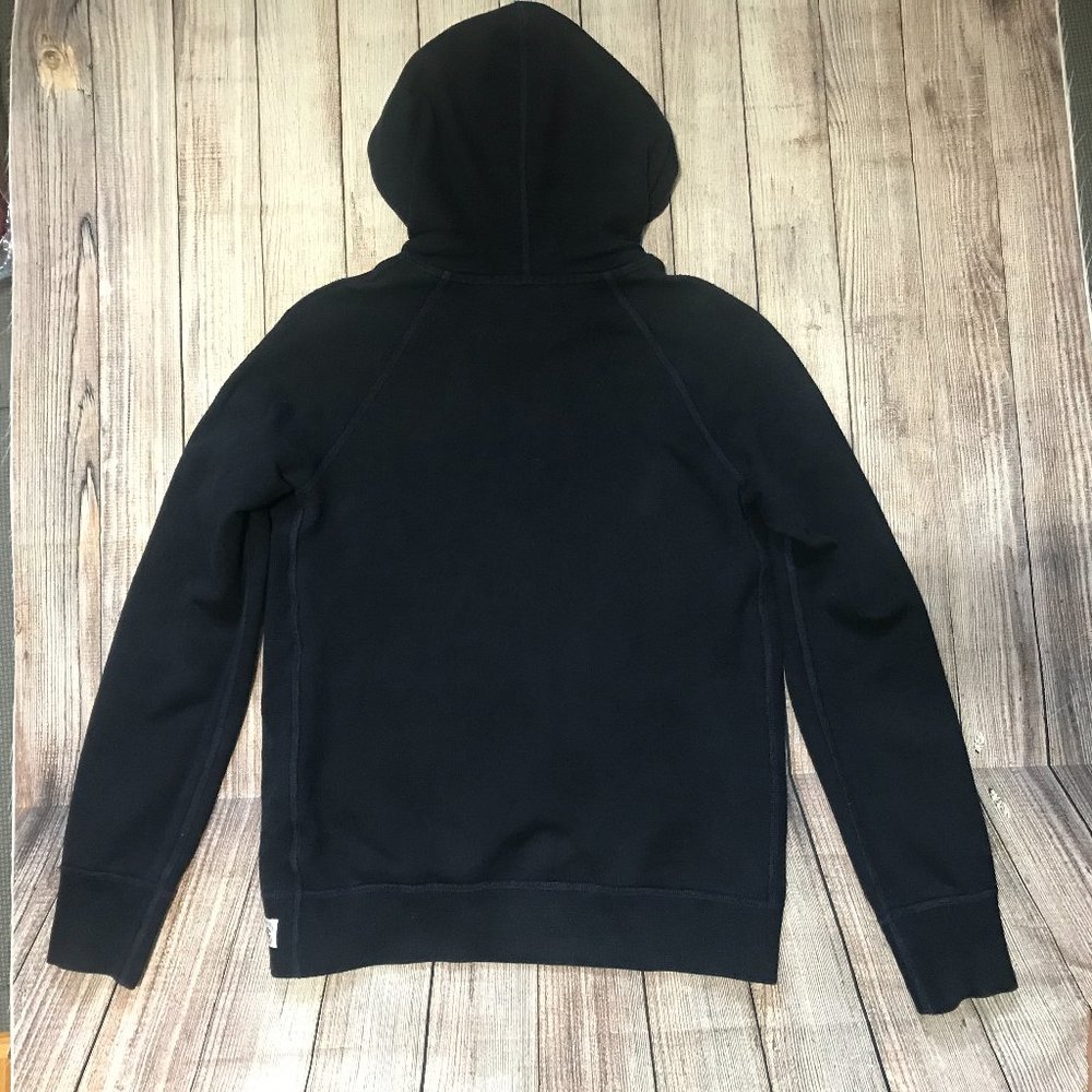 REIGNING CHAMP Men Pullover Terry Hoodie Navy Smal - Picture 2 of 13